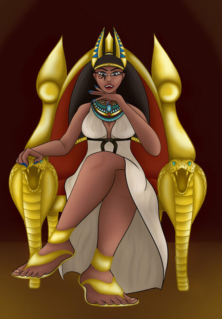 "Egypt Queen" (Practica de perspectiva)